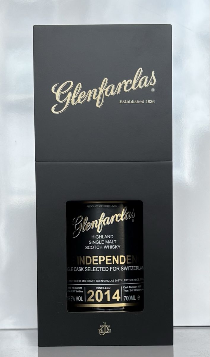 Glenfarclas Bevande alcoliche: Glenfarclas 2014 The Independence – Nuovo e nell'imballaggio originale da Nyon venduto da Vitriole