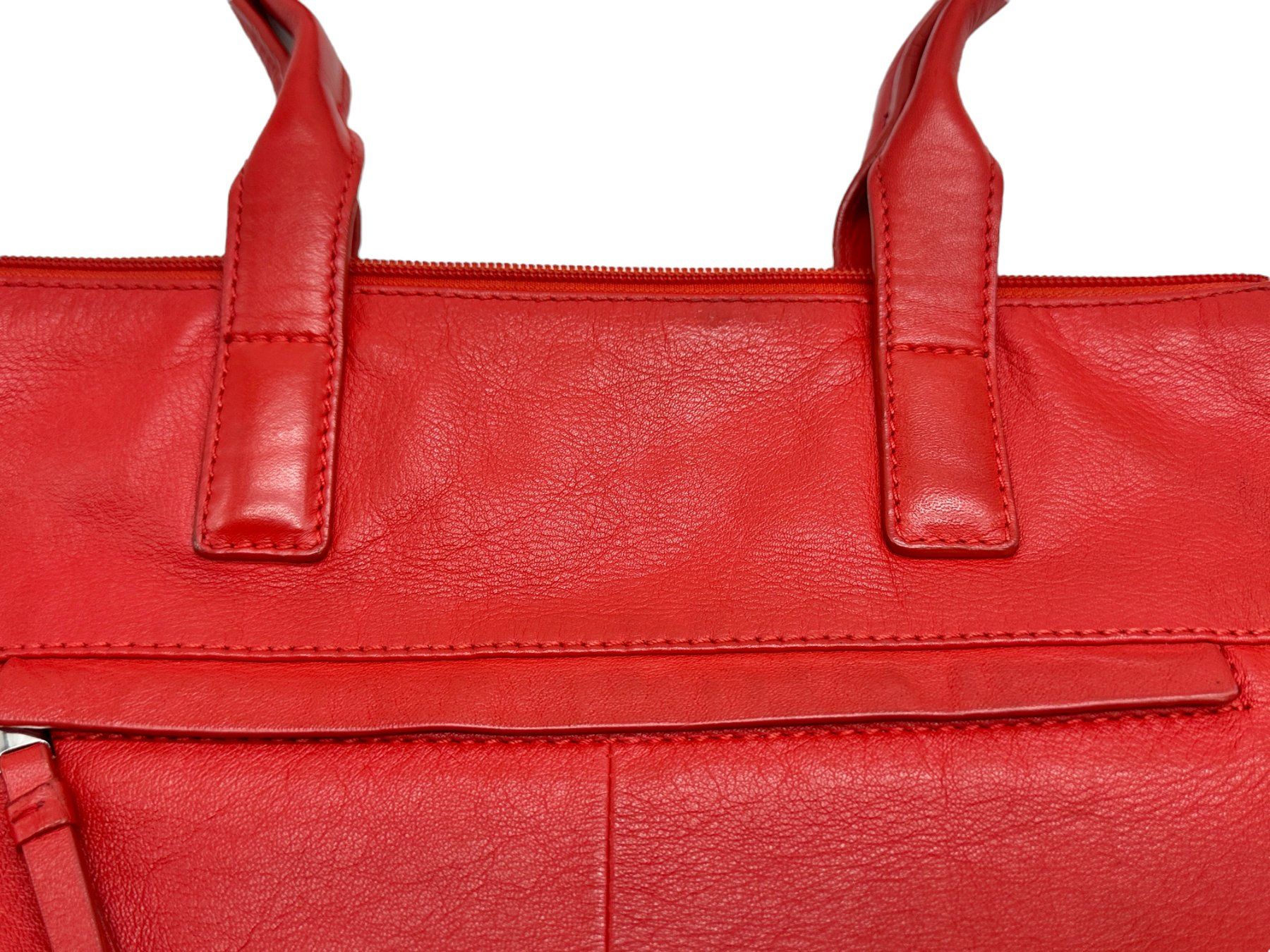 Bree Sacs femmes: Sac à main BREE en cuir véritable rouge – D'occasion à Morges par DidisLuxeFinds 3