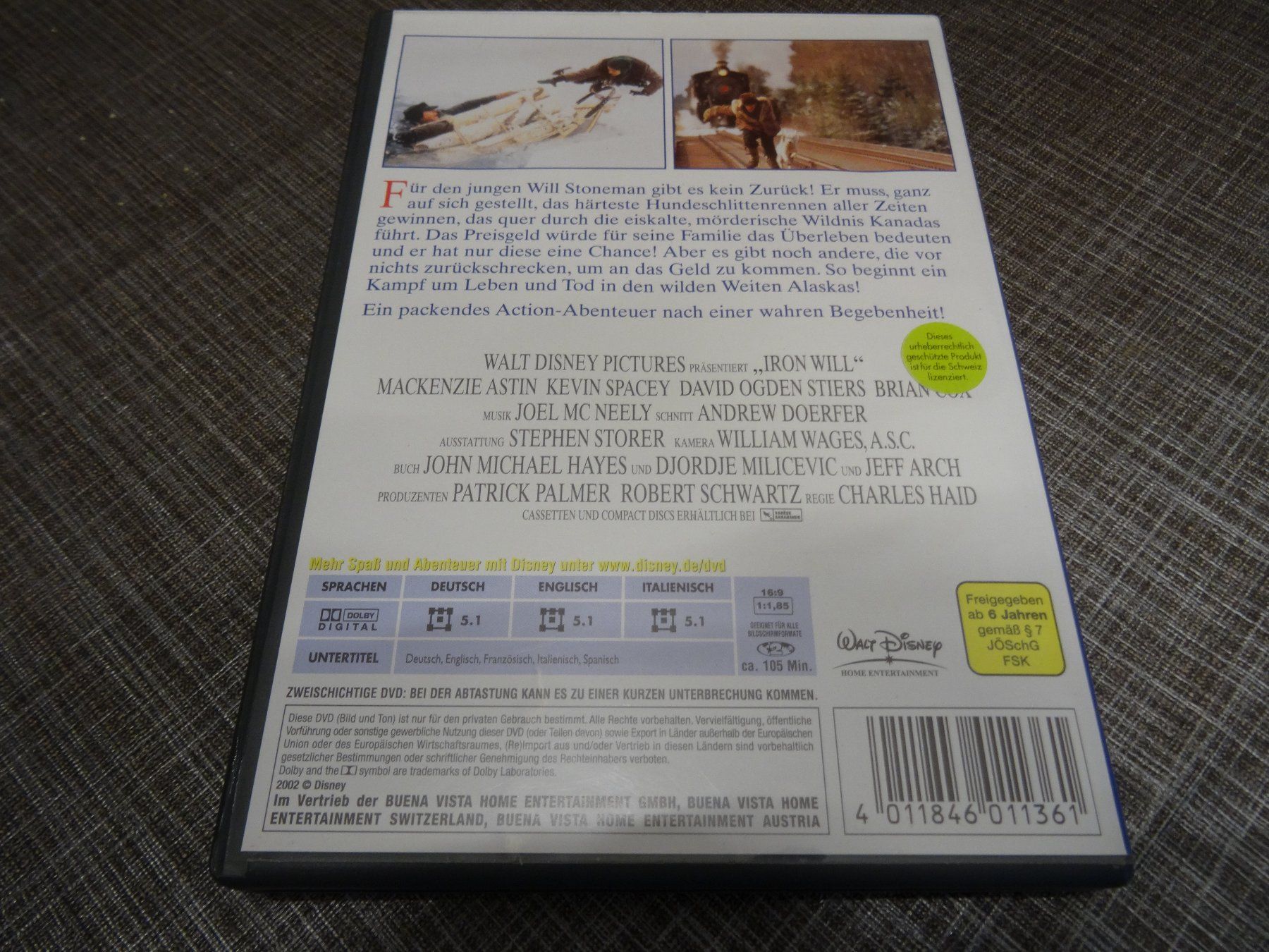 Tutti i DVDs: Iron Will DVD – Usato da Olten venduto da Disc-Verkauf 2