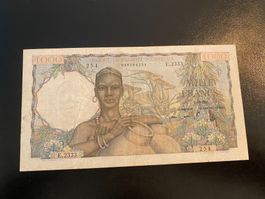1000 Francs 1951 Rarität