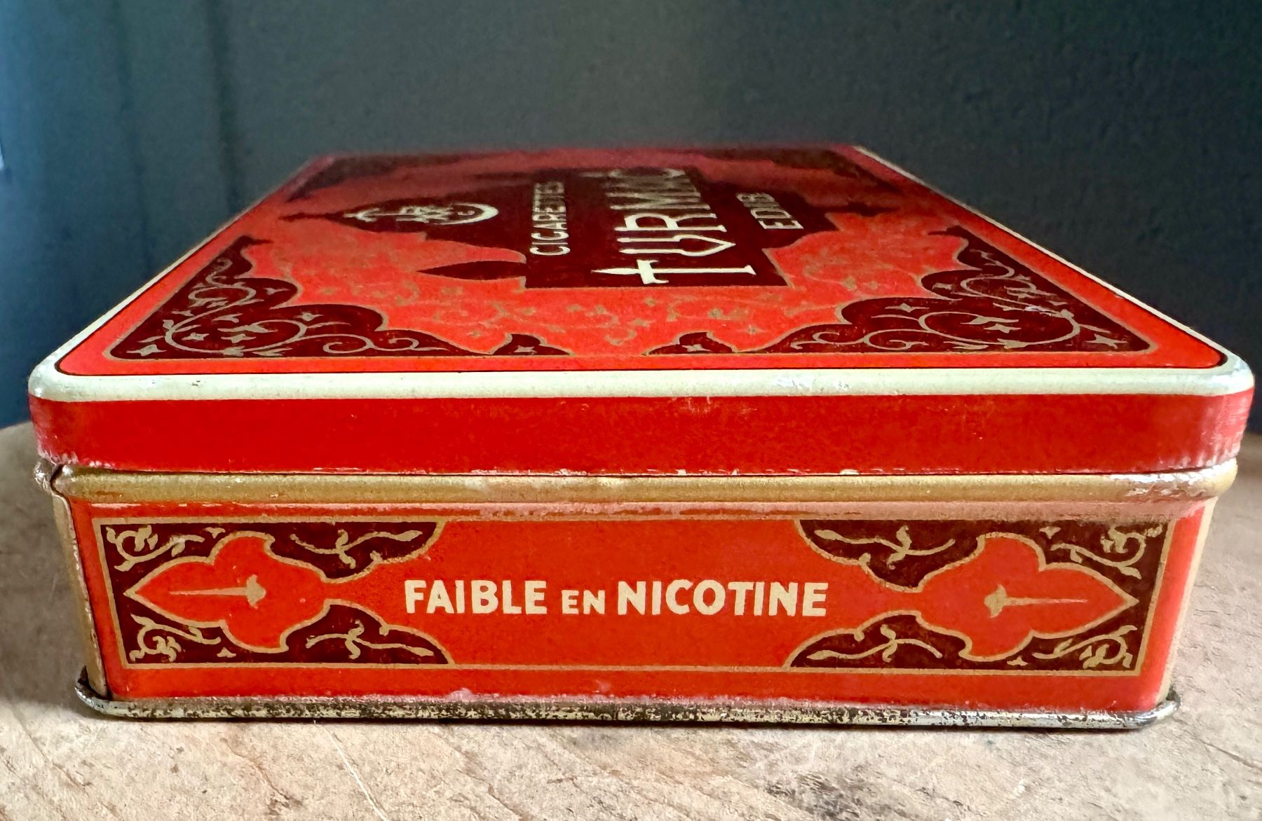 Barattoli: TURMAC EDIB - alte Blechdose Zigaretten  - rares Modell – Usato da Rothrist venduto da Luckywinner 4