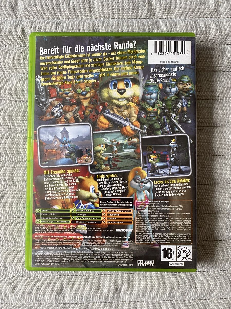 Microsoft Giochi: Conker: Live & Reloaded für Xbox – Usato da Thunstetten venduto da Virus_33 2