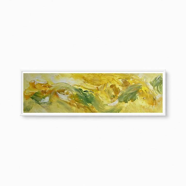 Dipinti: Acrylbild 20x60cm "Zitronengras" – Nuovo e nell'imballaggio originale da Urdorf venduto da manuela4