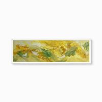 Acrylbild 20x60cm "Zitronengras"