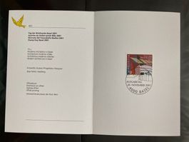Schweiz 2001 PTT-Bögli 401 Sondermarke Tag der Briefmarke BS