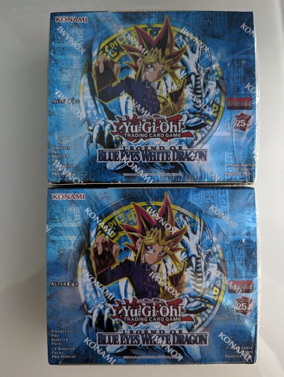 2 x YuGiOh! LOB 25th Anniversary Displays (DE) Kaufen auf Ricardo