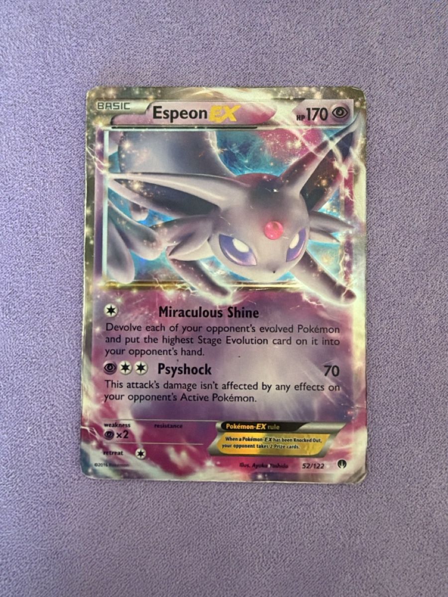 Pokémon Carte collezionabili: Espeon 52/122 POOR/EN – Usato da Cadro venduto da rarecandycustoms