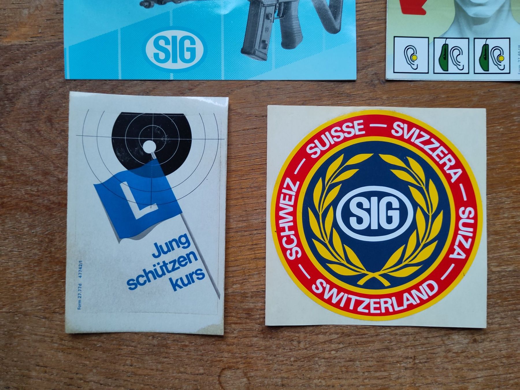 Sticker: Div. Aufkleber SIG, SIG-Sauer & Armee – Nuovo (secondo la descrizione) da Muttenz venduto da Laeckerlihamschter 3
