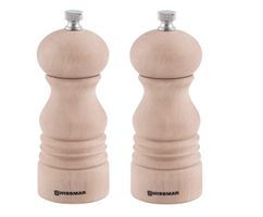 SWISSMAR Salz+Pfeffermühle CASTELL Buche 14cm (Ref.50/51)