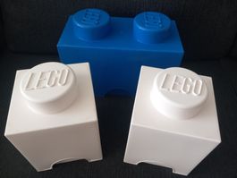 Boîtes de rangement Lego lot de 3 occasion bleu blanc