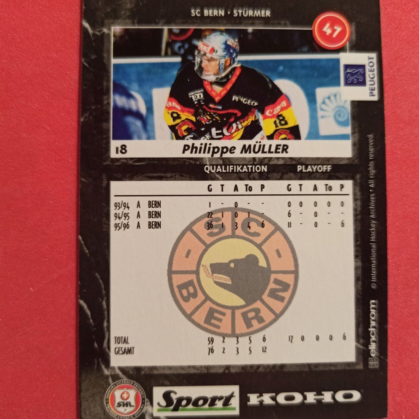 Cartes à collectionner: Philippe Müller - SCB - 1996/97 – D'occasion à Dübendorf par kb86_MOVIE 1