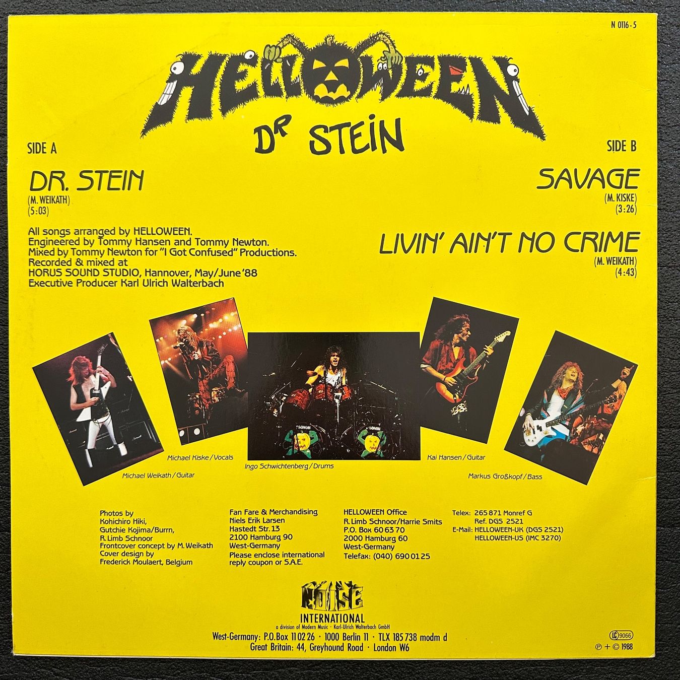 Schallplatten: MAXI - Helloween - Dr Stein – Gebraucht aus Breganzona von Onairda75 1