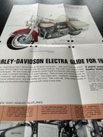 Harley Prospekt, Katalog, Flyer Electra Glide FLH 1200, 1965