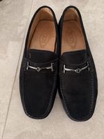 Tod's Loafer Wildleder schwarz neuwertiger Zustand