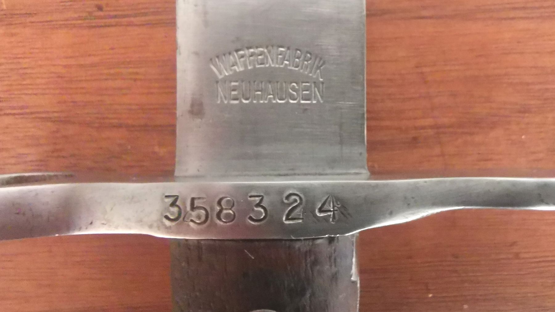 Schweizer Armee Stichwaffen: Altes Bajonett Schweizer Armee  – Gebraucht aus Luzern von muelan01 3