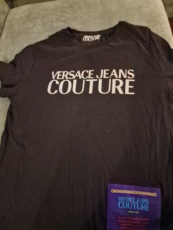 Versace Jeans Couture T-Shirt, Schwarz, Neuwertig