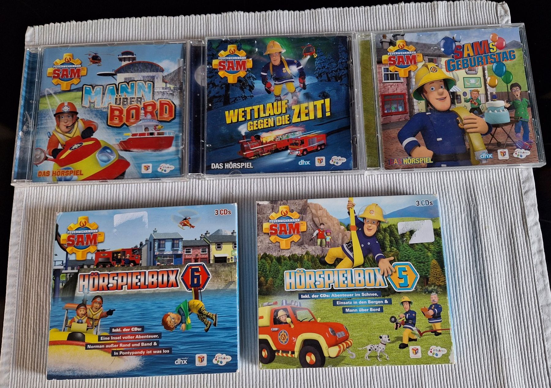 CDs: Lot Feuerwehrmann Sam CD Sammlung im ganzen 9 CD – Gebraucht aus Sissach von luvama
