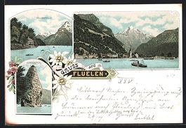 Litho Flüelen, Schillerstein, Tellskape