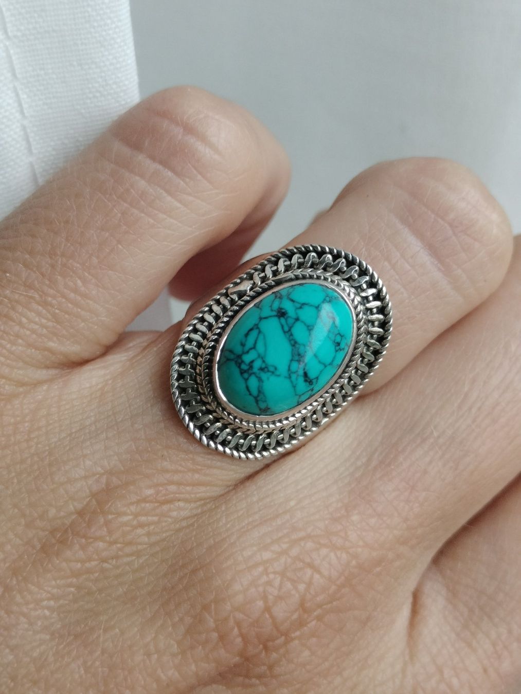Anelli: Türkis 925 Silber Ring – Nuovo (secondo la descrizione) da Schwyz venduto da els_7cys 4