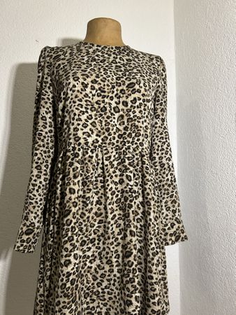 Robe tunique léopard