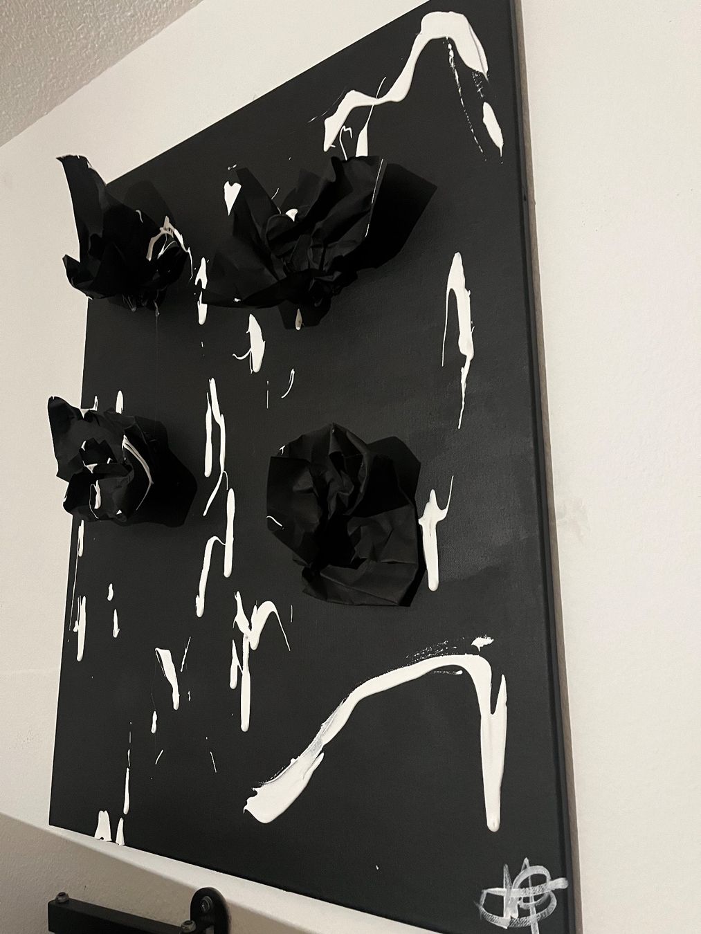 Dipinti: Schwarze rose  leinwand acryl – Nuovo (secondo la descrizione) da Rickenbach b. Wil venduto da BlackGhoststore