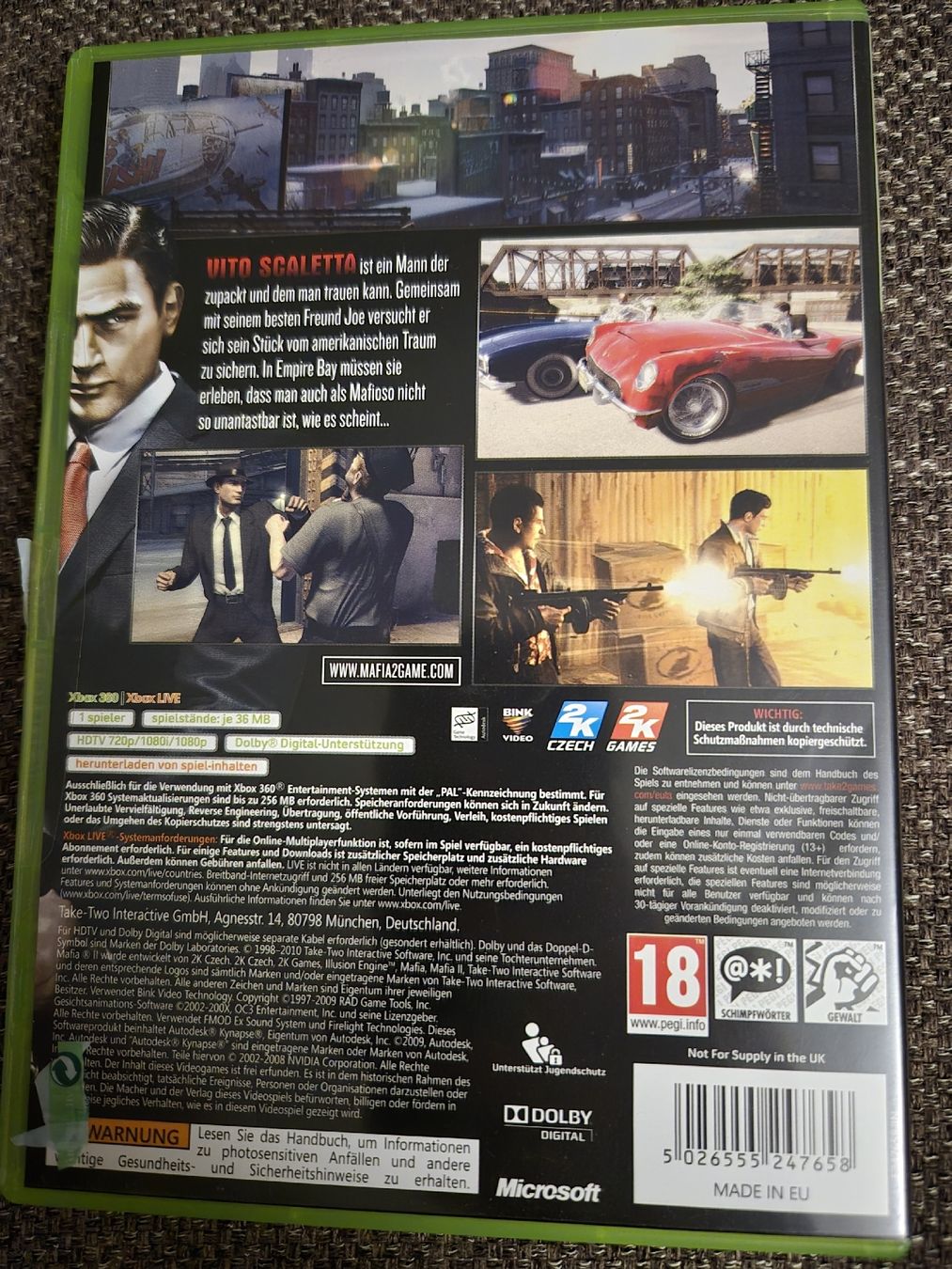 Microsoft Giochi: Mafia 2 - XBox 360 – Usato da Derendingen venduto da Carand12 2
