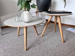 Moderne Beistell-Tische (2er Set)  hochwertig & stilvoll