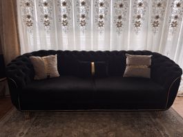 Schickes Sofa mit passendem Sessel, neuwertig, Top Zustand