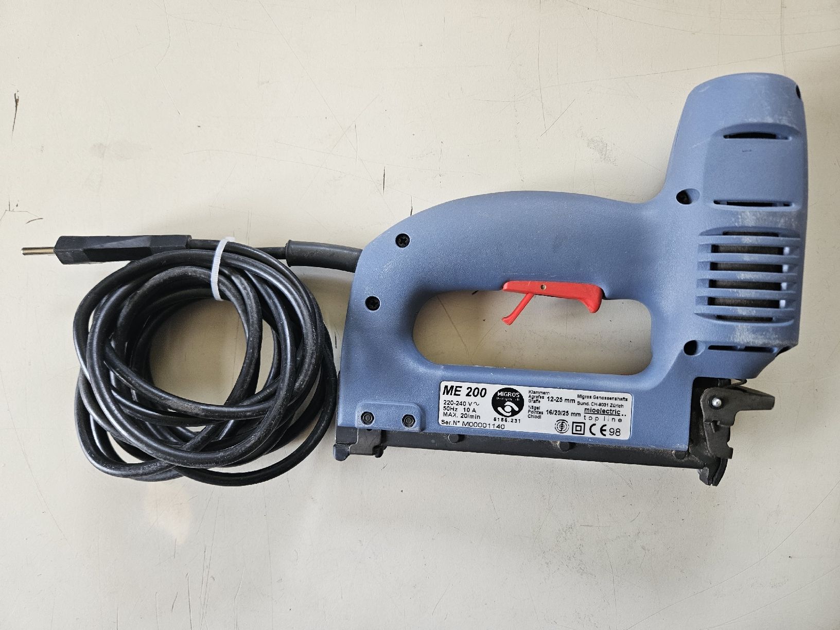 Tutti gli attrezzi: Elektro-Tacker mioelectric ME 200 Top Line gebraucht – Usato da Oberburg venduto da znas 1