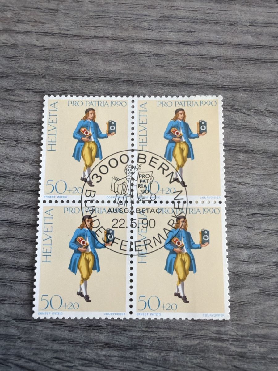 Tutti i francobolli: Briefmarken Pro Patria 1990 50+20 Bern – Nuovo (secondo la descrizione) da Tafers venduto da nicole.ts
