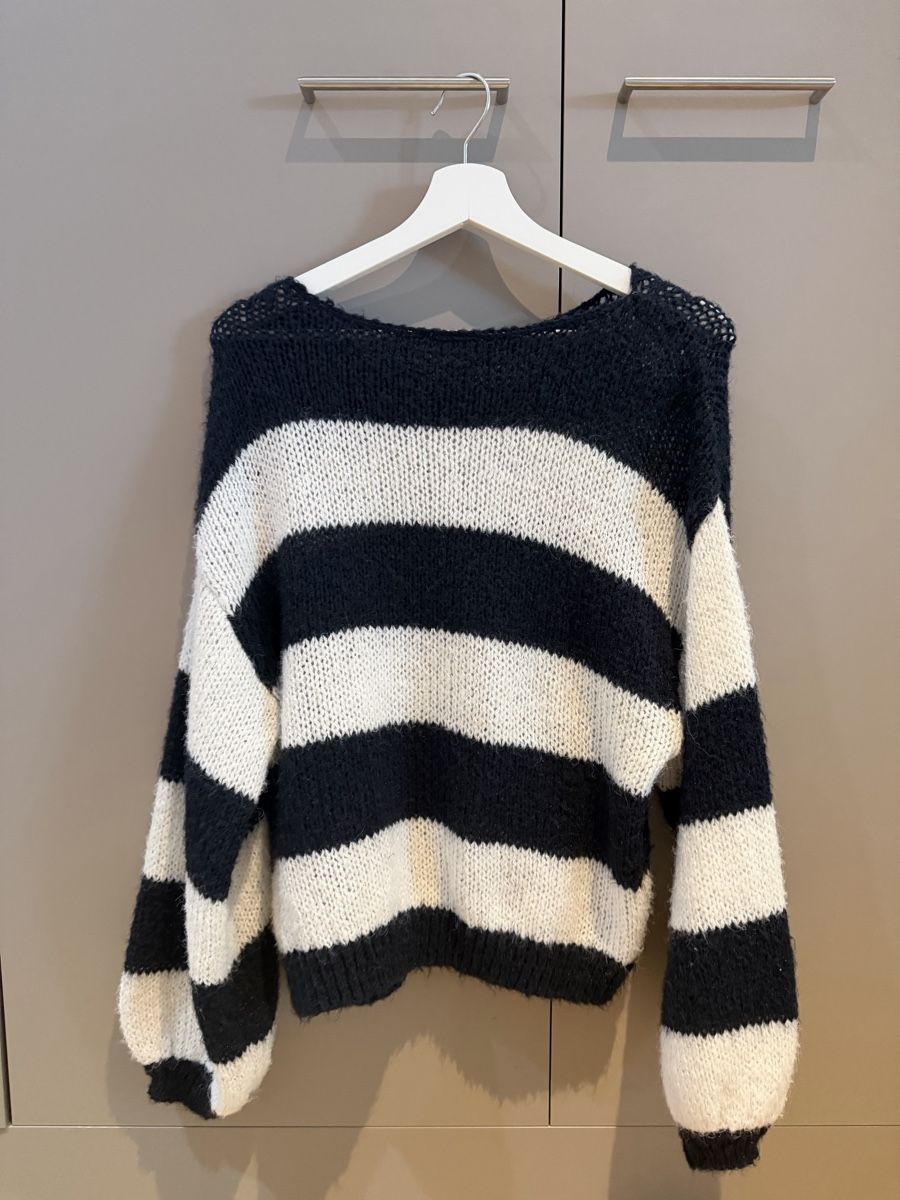 Vila Maglioni & Felpe: GESTREIFTER STRICKPULLOVER – Usato da oberburg venduto da lau_w2ty 1