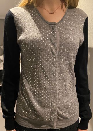 Malene Birger Grey Wool Cardigan, Size S, Like New! (53)