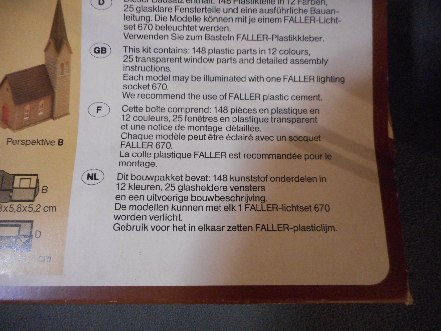 Faller Modellini di ferrovie: Faller Dorf-Bausatz Spur N – Usato da Bretzwil venduto da gbfluck 3