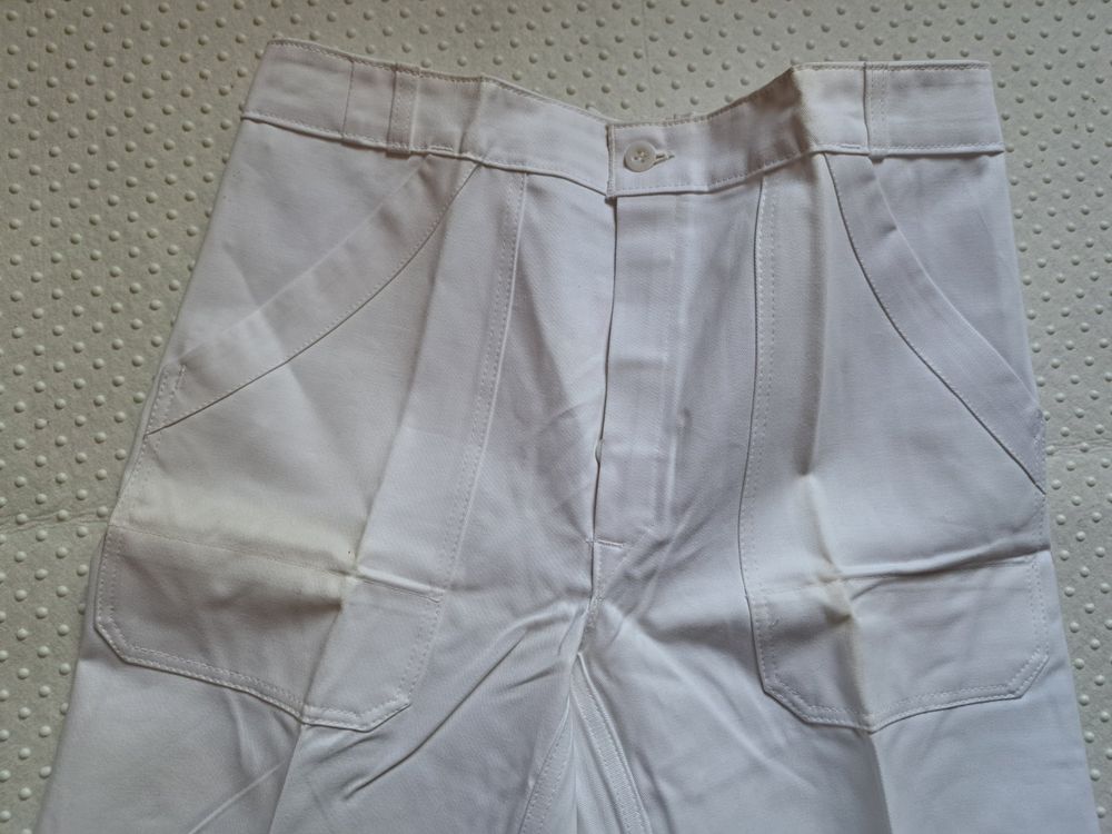 Pantaloni: Weisse Arbeitshose Malerhose Fischer Pêcheur Gr. 50 – Nuovo (secondo la descrizione) da Gysenstein venduto da joshuas81 1