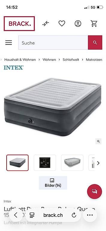Materassi: Doppel Luftmatratze Intex 150x200cm – Usato da Uetendorf venduto da Anomis2015 3