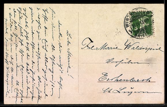 Cartes postales: AK Winterthur, Totalansicht – D'occasion à Berlin par bartko-reher 1