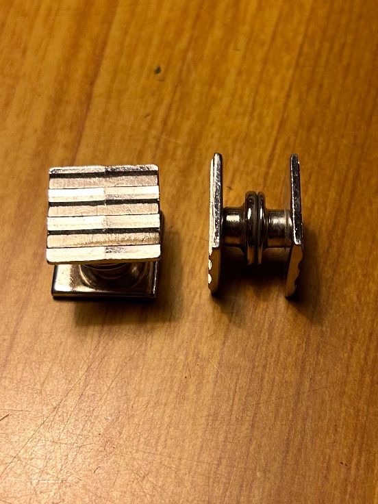 Gemelli: Manschettenknöpfe Vintage  versilbert 60er 60s – Usato da Steffisburg venduto da smocky17 2