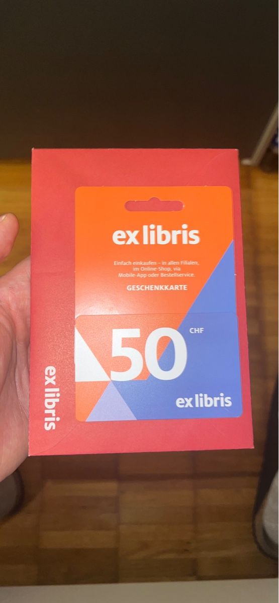 Ex Libris Buoni: Ex Libris Gutschein 50CHF – Nuovo e nell'imballaggio originale da Hombrechtikon venduto da Xhepiconnection