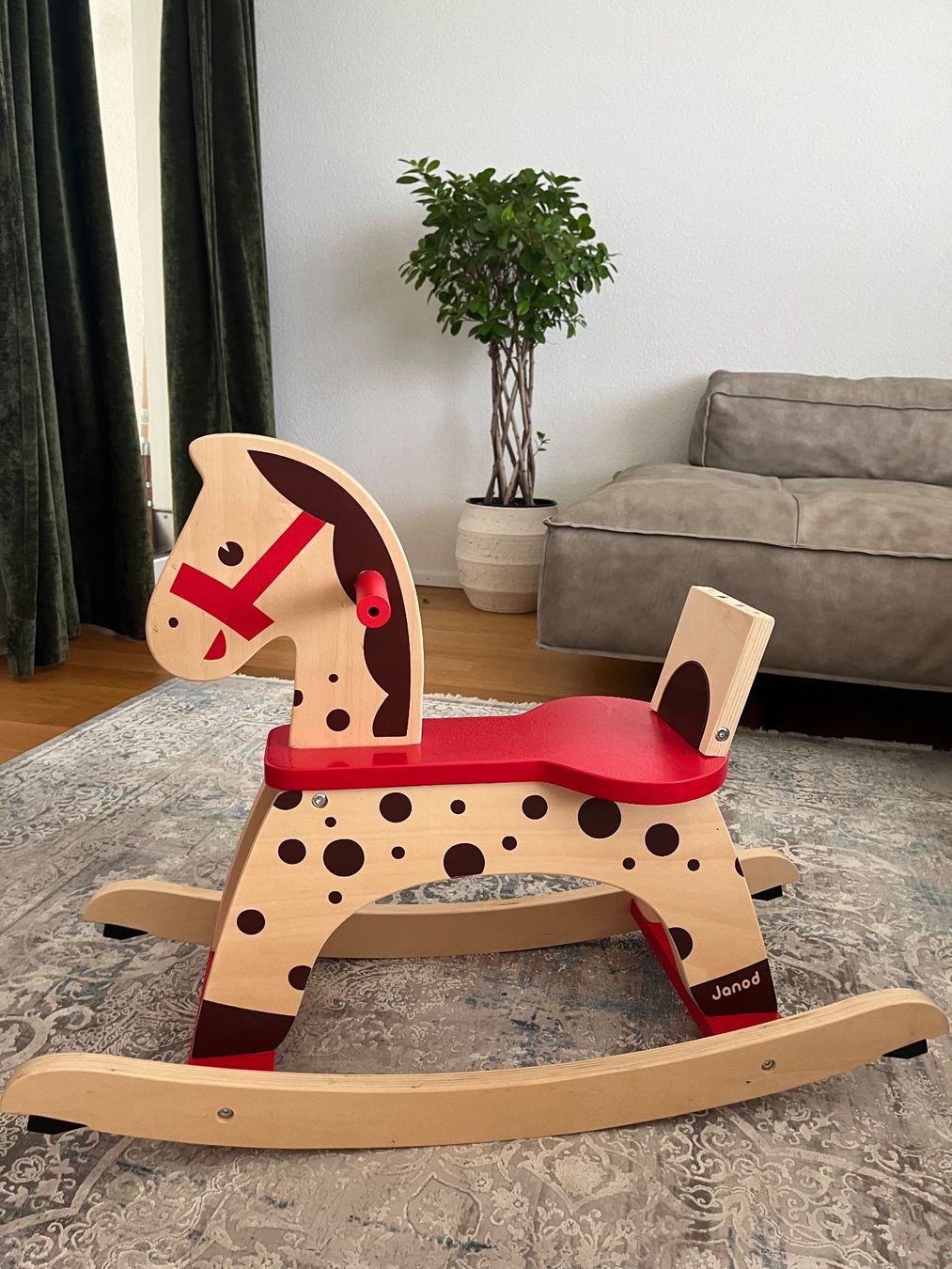 Janod Giocattoli: Janod Schaukelpferd Holzpferd – Usato da Oberengstringen venduto da Baby_Fashion