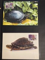 Laos 2004 Satz WWF Ambonia-Scharnierschildkröte Maximumkarte