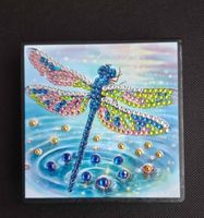 Boîte à papier pour notes diamond painting libellule neuve/N