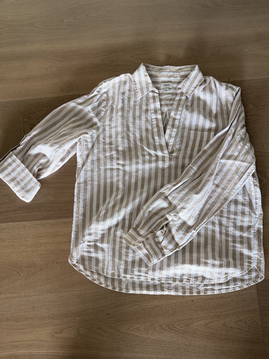 J.Crew Camicette: Bluse J. Crew gestreift Grösse S Leinen-Mix – Nuovo (secondo la descrizione) da Oberwil b. Zug venduto da hallihallo12