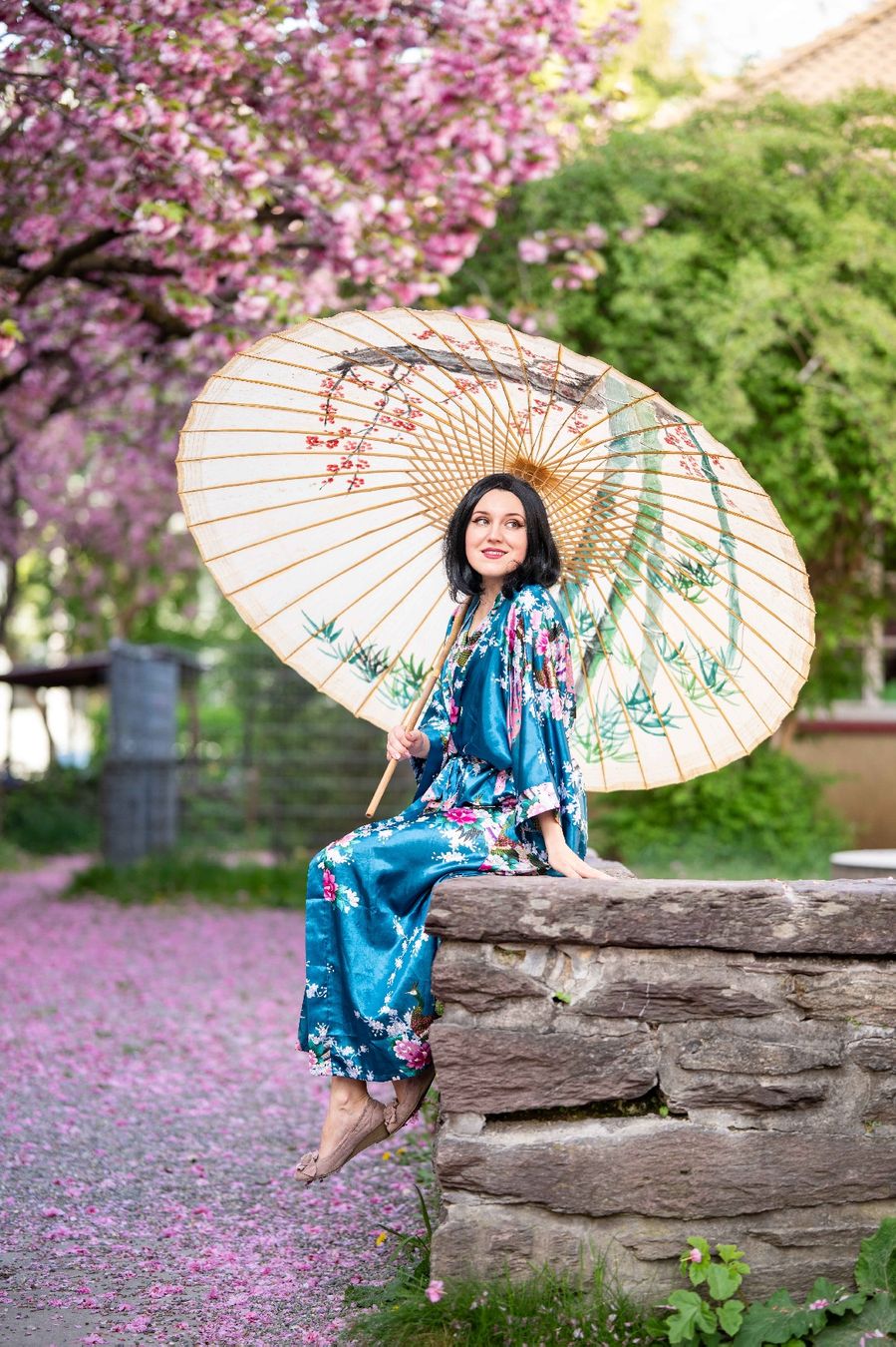 Kimonos: Floral Kimono Robe Babeyond S – Gebraucht aus Mägenwil von VintageGirly 7