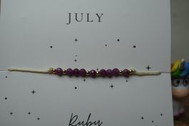 Armband Rubin  Astro  Armband  Juli