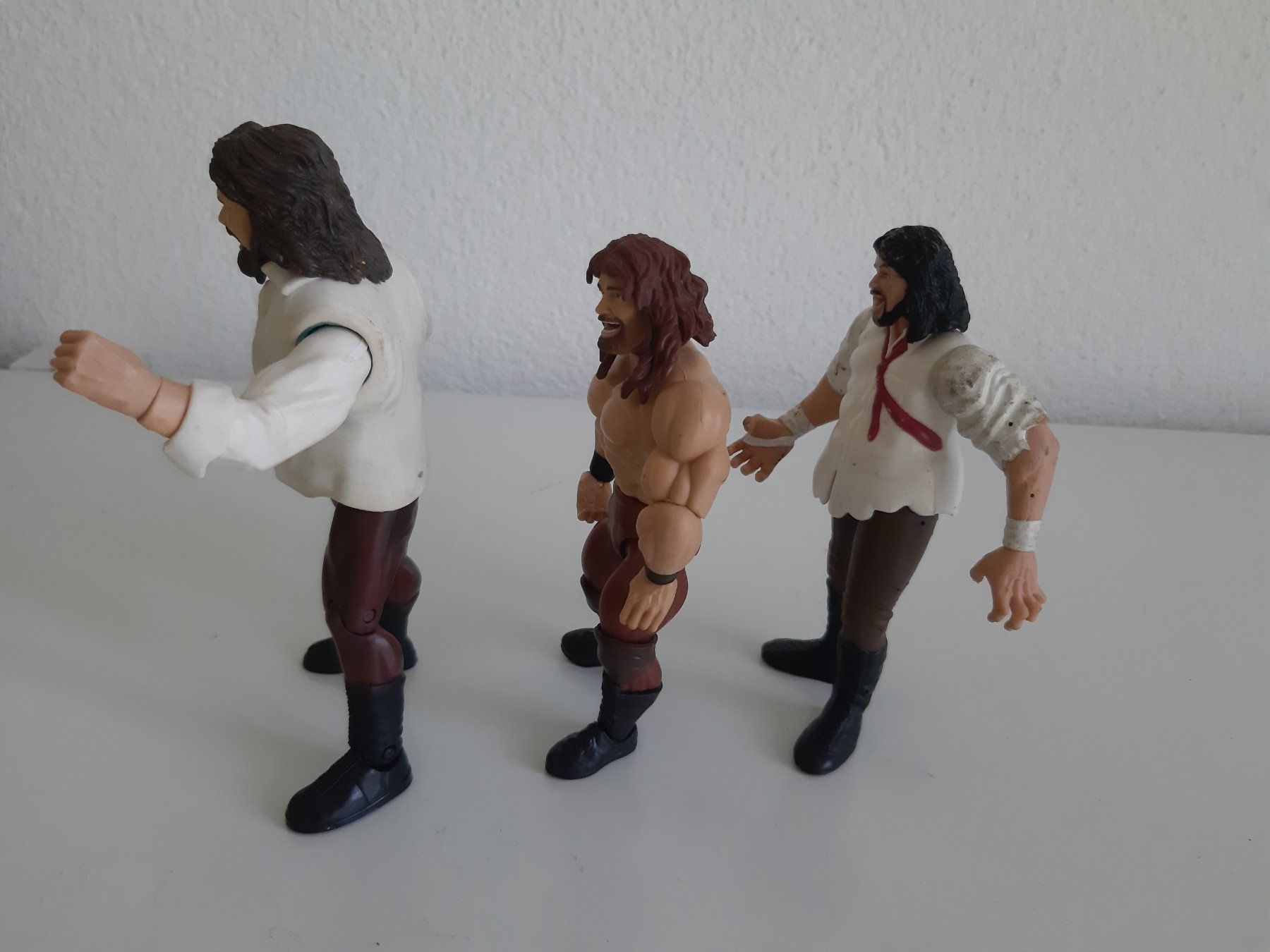WWE Statuette: WWE Lot 3 Action Figure - Mick Foley Mankind – Usato da Buchs SG venduto da Bray_Law 1