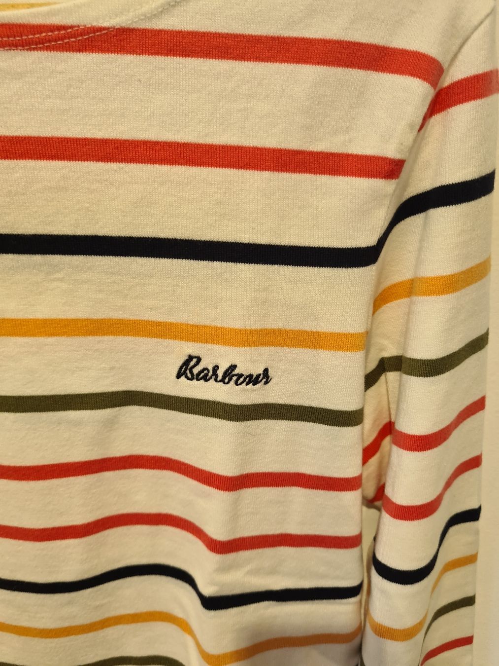 Barbour Maglioni & Felpe: Damen Langarmshirt gestreift Barbour Grösse 38  – Usato da Adligenswil venduto da FriedasWelt 1