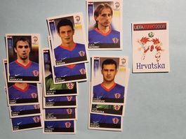 panini em 2008 stickers kroatien mit modric
