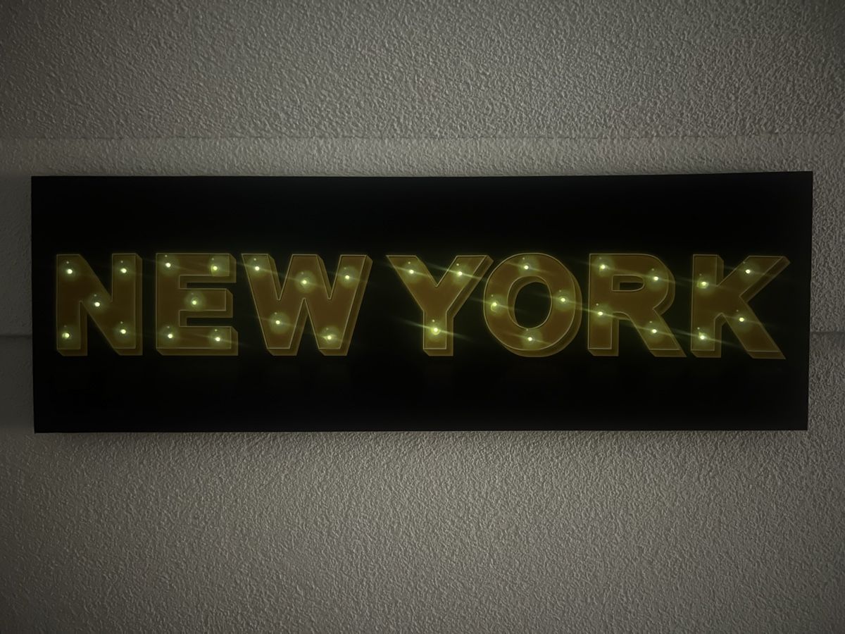 Foto & Immagini: LED New York Leinwandbild – Usato da Eiken venduto da Lera.24
