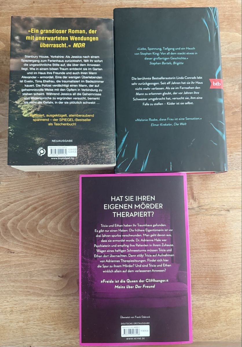 Livres: Die Psychiaterin - Freida McFadden, 1x Link, 1x Raabe – D'occasion à Niederbüren par Debby09 1