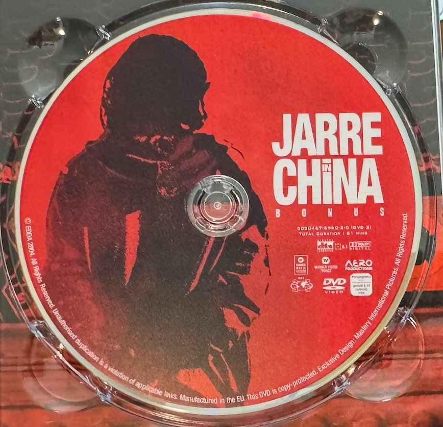 Alle DVDs: 2 DVDs  + 1 CD JARRE in CHINA – Gebraucht aus Wisen von gigisna 4